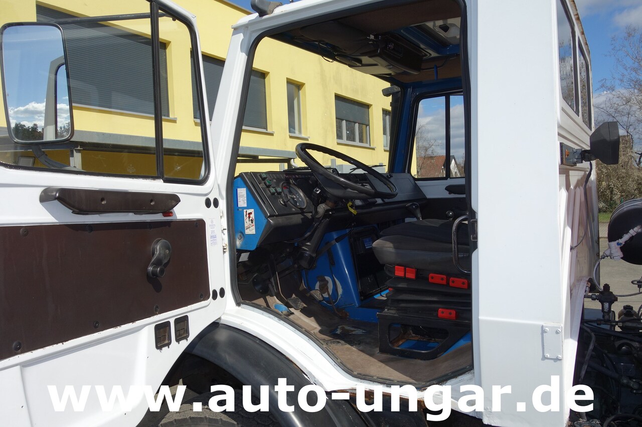 Containerwagen/ Wechselfahrgestell LKW MERCEDES-BENZ Unimog U1700 Ruthmann Cargoloader  mit Wechselcontainer: das Bild 13