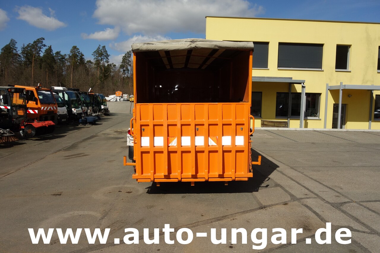 Containerwagen/ Wechselfahrgestell LKW MERCEDES-BENZ Unimog U1700 Ruthmann Cargoloader  mit Wechselcontainer: das Bild 4