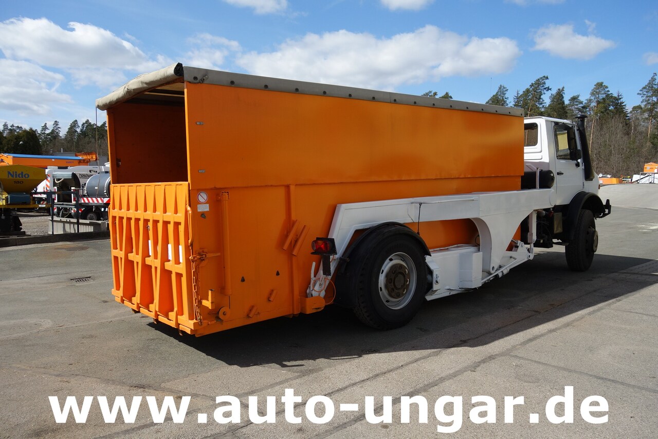 Containerwagen/ Wechselfahrgestell LKW MERCEDES-BENZ Unimog U1700 Ruthmann Cargoloader  mit Wechselcontainer: das Bild 5