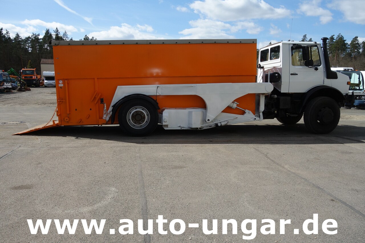 Containerwagen/ Wechselfahrgestell LKW MERCEDES-BENZ Unimog U1700 Ruthmann Cargoloader  mit Wechselcontainer: das Bild 7