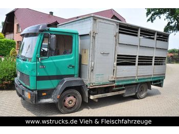 Tiertransporter LKW Für die Beförderung von Tiere Mercedes-Benz 814 mit Kaba Aufbau: das Bild 1