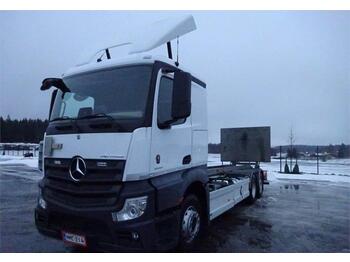 Containerwagen/ Wechselfahrgestell LKW Mercedes-Benz ACTROS 2551L 6x2 Piako tasonostolaite+pl-nostin+Lä: das Bild 1