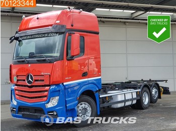 Containerwagen/ Wechselfahrgestell LKW Mercedes-Benz Actros 2542 6X2 Retarder Standklima Liftachse ACC Euro 6: das Bild 1