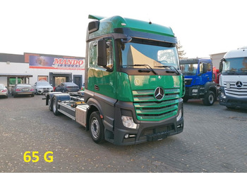 Containerwagen/ Wechselfahrgestell LKW Mercedes-Benz Actros 2543 6x2 BDF L/L, Mega, Euro6, Retarder: das Bild 1