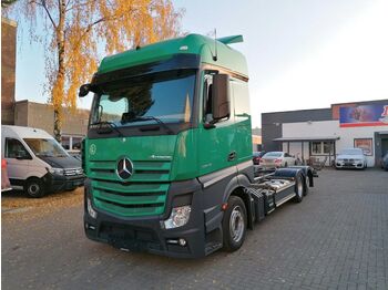 Containerwagen/ Wechselfahrgestell LKW Mercedes-Benz Actros 2543 6x2 BDF L/L, Mega, Euro6, Retarder: das Bild 1