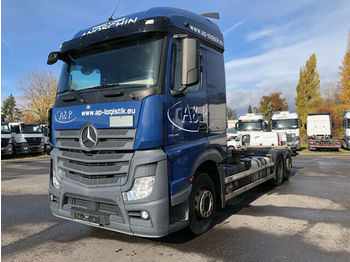 Containerwagen/ Wechselfahrgestell LKW Mercedes-Benz Actros 2545 Euro6  3 achs gele/ Tel. 01712866276: das Bild 1