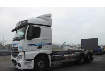 Containerwagen/ Wechselfahrgestell LKW Mercedes-Benz Actros 2551 6x2 serie 2590 Euro 6 Nybesiktigad: das Bild 1