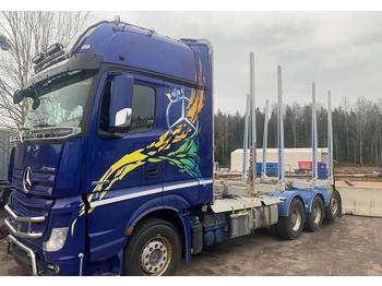 Containerwagen/ Wechselfahrgestell LKW Mercedes-Benz Actros 3563 L 8x4 Truck chassis: das Bild 1