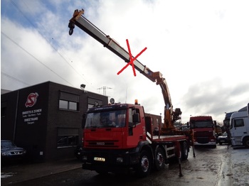 Plateau LKW Iveco Eurotrakker 380 E 37 chassis 8x4 no crane