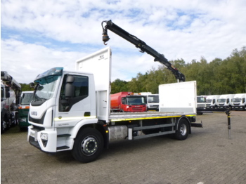 Pritsche LKW Iveco Eurocargo 190-280L 4x2 Euro 6 + Hiab 111 B-1 HiDuo + rotator
