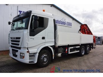 Pritsche LKW Iveco Stralis AS260 Atlas Terex TLC290.2E 10.25m=2.4 t
