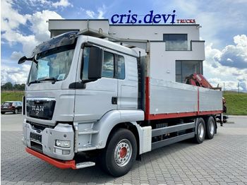 Pritsche LKW MAN TGS 26.480 6x4 BL Palfinger PK 20002