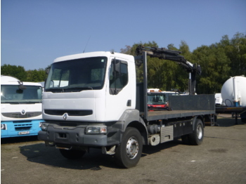 Pritsche LKW Renault Kerax 320.19 4x2 + Hiab 102-S-3 + rotator
