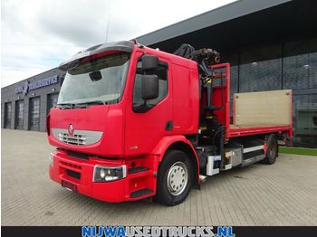 Containerwagen/ Wechselfahrgestell LKW Renault Premium 370 Afzetsysteem + Palfinger 14080 kraan: das Bild 1