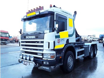 Containerwagen/ Wechselfahrgestell LKW Scania 124 360 6x4: das Bild 1