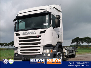 Containerwagen/ Wechselfahrgestell LKW Scania G450 hl 4x2 retarder bdf: das Bild 1