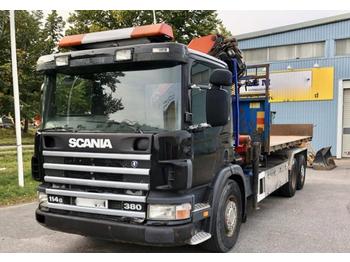 Abrollkipper Scania P114GB: das Bild 1