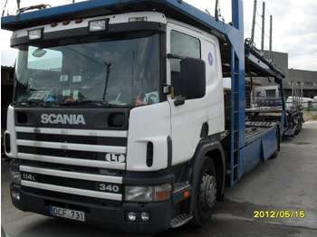 Autotransporter LKW Scania P114LB: das Bild 1