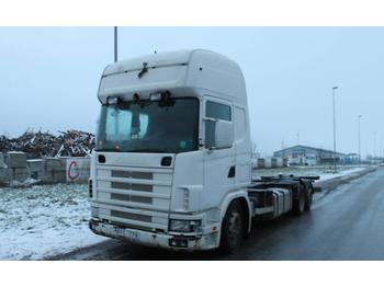 Containerwagen/ Wechselfahrgestell LKW Scania R144 LB6X2 LB: das Bild 1