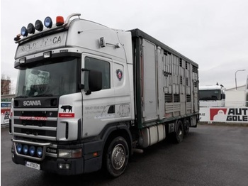 Tiertransporter LKW Scania R164LB: das Bild 1