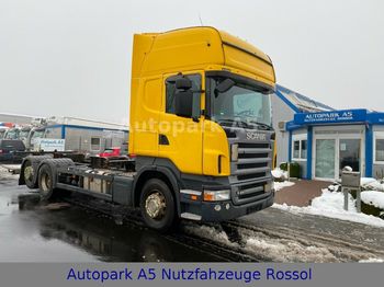 Containerwagen/ Wechselfahrgestell LKW Scania R420 6x2 Wechselfahrgestell Liftachse  Euro V: das Bild 1