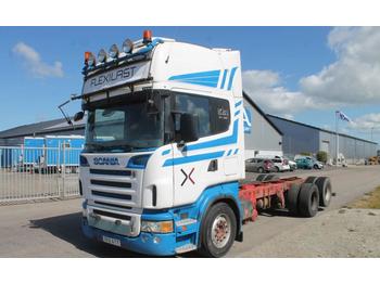 Containerwagen/ Wechselfahrgestell LKW Scania R500 LB 6X2: das Bild 1