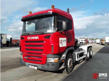Containerwagen/ Wechselfahrgestell LKW Scania R 420 6x4 466000 km: das Bild 1