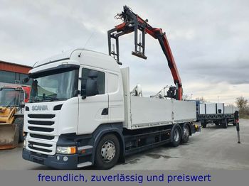 Pritsche LKW Scania * R 450 * PRITSCHE * PALFINGER PK 21001 L *: das Bild 1