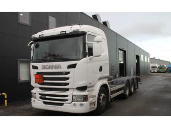 Containerwagen/ Wechselfahrgestell LKW Scania R 490 LB8X4*4 Euro 6: das Bild 1