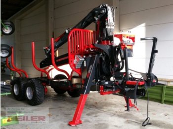 Landwirtschaftlicher Kipper neu kaufen BEHA T 810 mit Crane 7050 Rückewagen: das Bild 1