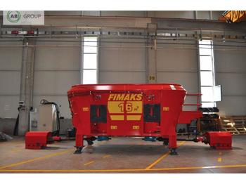 Fimaks Stationäre Futtermisch16m3/Stationary Mixer Feeder FMVS 16m3 - Futtermischwagen