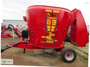 Fimaks Vertical Mixer feeder 5,5 m3/ Кормораздатчик вертикальный 5,5 м3/ Mélangeur vertical fimaks 5,5 m3/ Carro mezclador vertical/Pionowy wóz paszowy - Futtermischwagen