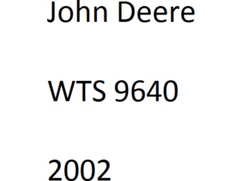 Mähdrescher JOHN DEERE WTS 9640: das Bild 1