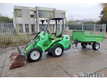 Avant 528 loader mini shovel lader + kar trailer  - Kleintraktor