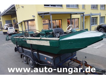 Traktor Mulag Mähboot mit Heckmäher Volvo-Penta  Diesel Mulag - Gödde - Berky inkl. Anhänger: das Bild 2