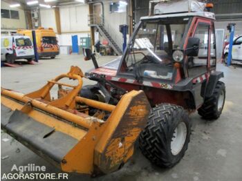  TRACTEUR PORTE OUTIL METRAC H5 TM006 + BROYEUR AVANT SMA F74 RF0 - Rasenmäher