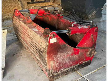 Redrock Kuilhapper 1.60 breed, dichte bodem, Volvo L30 aansluiting voermachines - Silotechnik