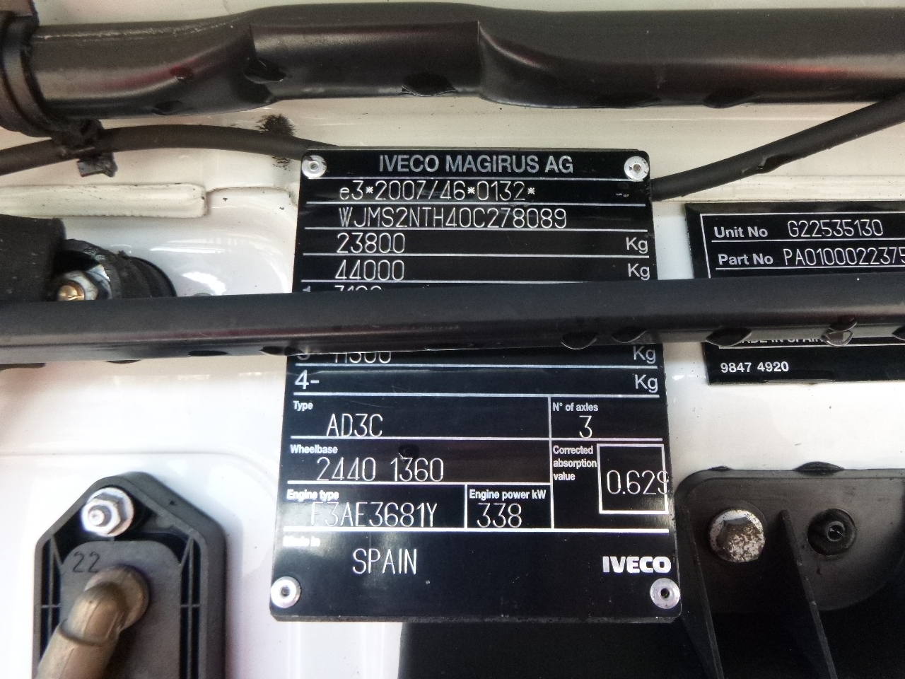 Sattelzugmaschine Iveco AS440STX/P 6x2 RHD EEV: das Bild 17