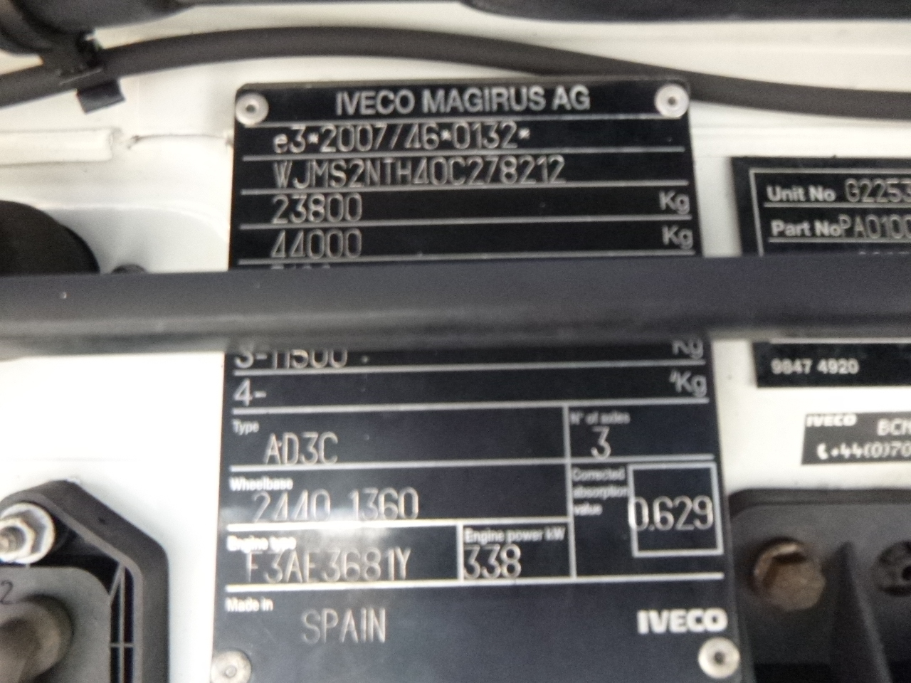 Sattelzugmaschine Iveco AS440STX/P 6x2 RHD EEV: das Bild 21