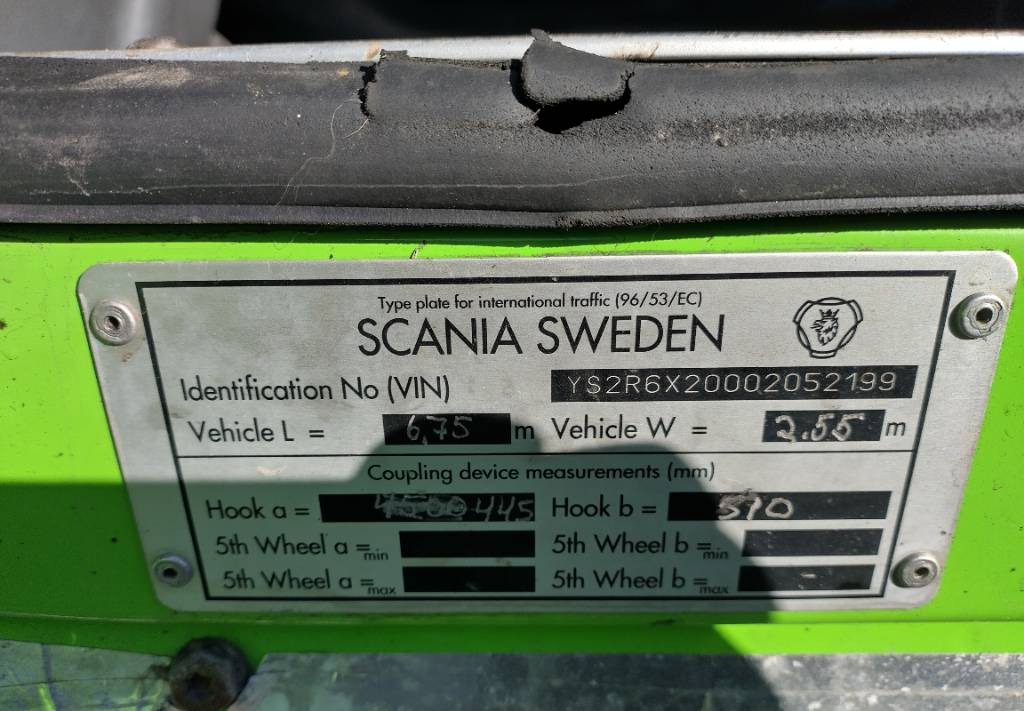 Sattelzugmaschine Scania R560 6x2 takateliveturi: das Bild 8