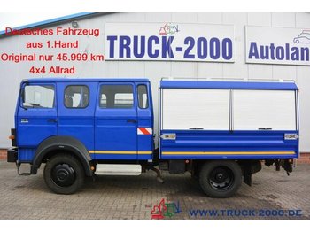 Koffer Transporter, Transporter mit Doppelkabine Iveco 90-16 Turbo 4x4 Ideal Expedition-Wohnmobile 1.Hd: das Bild 1