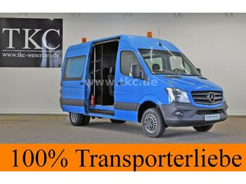 Kastenwagen, Transporter mit Doppelkabine Mercedes-Benz Sprinter 516 CDI/3665 Mixto 6-Sitzer AHK #70T014: das Bild 1
