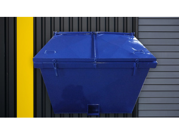 Absetzcontainer Für die Beförderung von Müll neu kaufen Absetzmulde Absetzcontainer 7 cbm mit mit stahldeckel 7 symmetrisch: das Bild 1