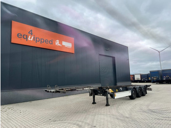 Schmitz Cargobull 40FT/45FT HC, empty weight 4.230kg, discbrakes, liftaxle, NL-chassis, APK: 12/2023 - Container/ Wechselfahrgestell Auflieger: das Bild 1