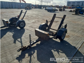 2015 Terex Single Axle Trailer to suit Pedestrian Roller - Baumaschinenanhänger: das Bild 1