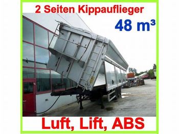 Kipper Auflieger Carnehl 3 Achs 2  Seiten  Kippauflieger ca. 48 cbm: das Bild 1
