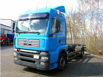 Containerwagen/ Wechselfahrgestell LKW MAN  18.410 TGA2 Achs BDF- LKW: das Bild 2