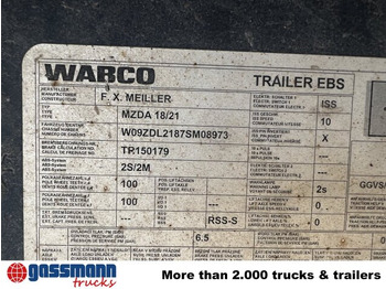 Kipper Anhänger Meiller Meiller MZDA 18/2, geteilte Bordwände: das Bild 3 Kipper Anhänger Meiller Meiller MZDA 18/2, geteilte Bordwände: das Bild 3