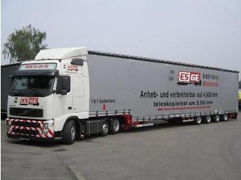 Tieflader Auflieger Für die Beförderung von schwere Technik Dinkel 4-Achs-MEGA-Satteltieflader - verbreiterbar: das Bild 1