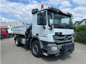 Kipper, Autokran Mercedes-Benz Actros 1841 K 2-Achs Kipper Kran Funk/2xhydr+Gre Mercedes-Benz Actros 1841 K 2-Achs Kipper Kran Funk/2xhydr+Gre: das Bild 2